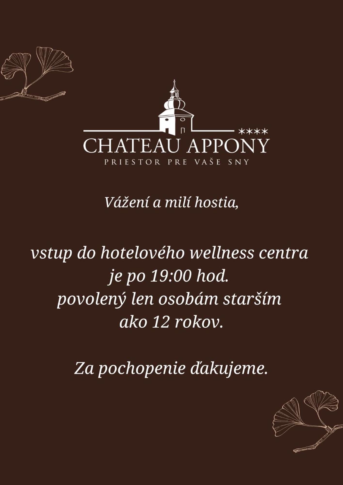 Chateau Appony Extérieur photo